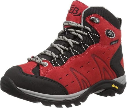 Brütting wandelschoenen voor dames Mount Bona High - Rood - Zwart