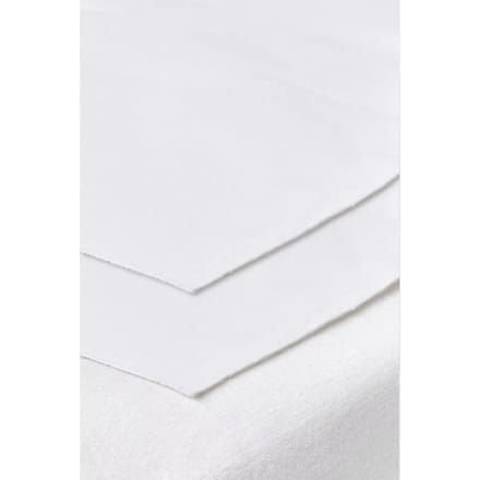 Meyco Baby bedzeil wieg - 2-pack - white - 40x50cm