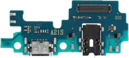 Oplaadpoort Flexkabel Geschikt voor Samsung A21s – Premium – Groen