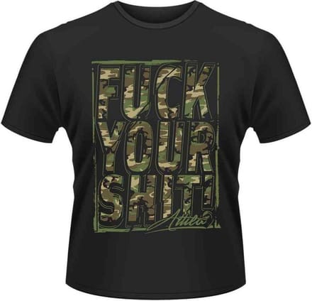 Attila Unisex Tshirt -M- FUCK YOUR SHIT Zwart