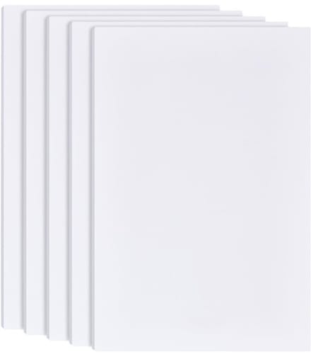 Dailygoods- Schuimplaten 5 stuks - 30 x 20 cm - 6 mm dik - PVC-schuimplaat - Knutselmateriaal voor kinderen - Creatieve projecten