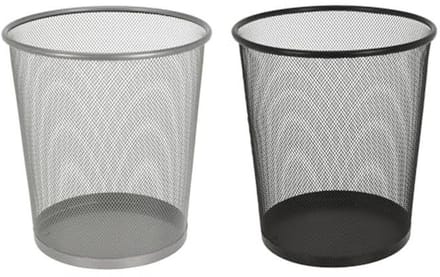 Metalen Prullenbak 30 cm - Duurzaam en Stijlvol Afvalbeheer