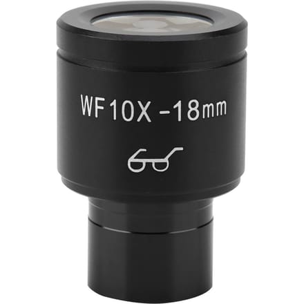 WF10X18mm Biologische Microscoop Groothoek Hoog Oogpunt Oculairlens