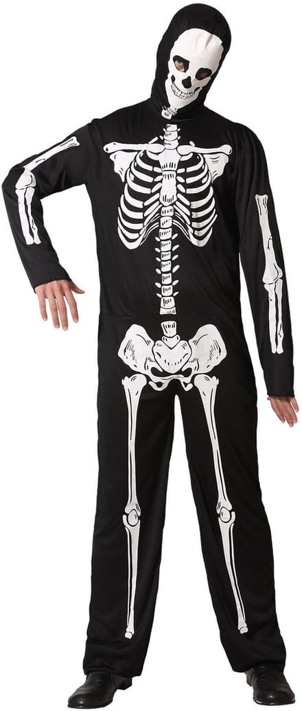 Skeleton Kostuum Budget Volwassen - Maat M-L