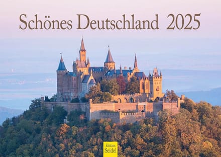 Wandkalender Duitsland 2025 DIN A3 met Prachtige Natuur en Steden