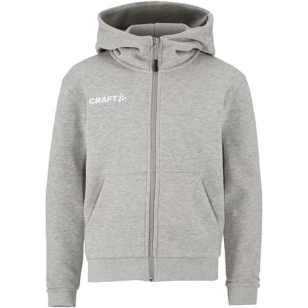 Craft Community 2.0 Logo Sweater Met Rits Kinderen - Lichtgrijs Gemeleerd | Maat: 146/152