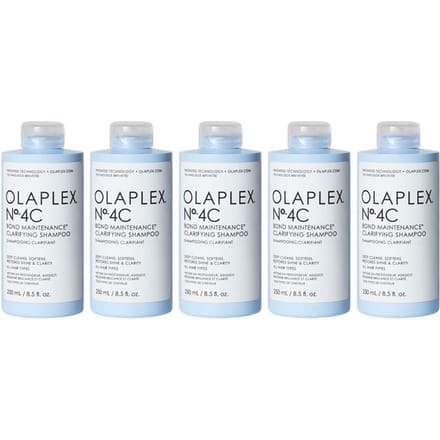 5x Olaplex No.4C Bond Maintenance Clarifying Shampoo 250ml