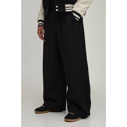 Getailleerde Extreme Ballonpak Broek Met Contrasterende Panelen | Black | Size 28