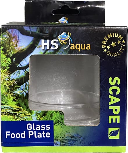 HS Aqua Glazen Voederplaat