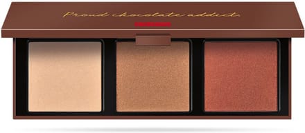 Pupa Milano - Zero Calorie Chocolate Highlighting Face Palette - 002 Caramel Chocolate
