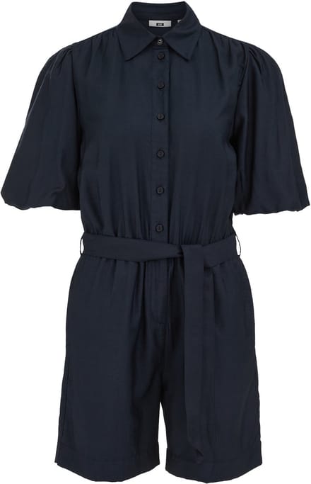 WE Fashion Dames playsuit met ballonmouwen