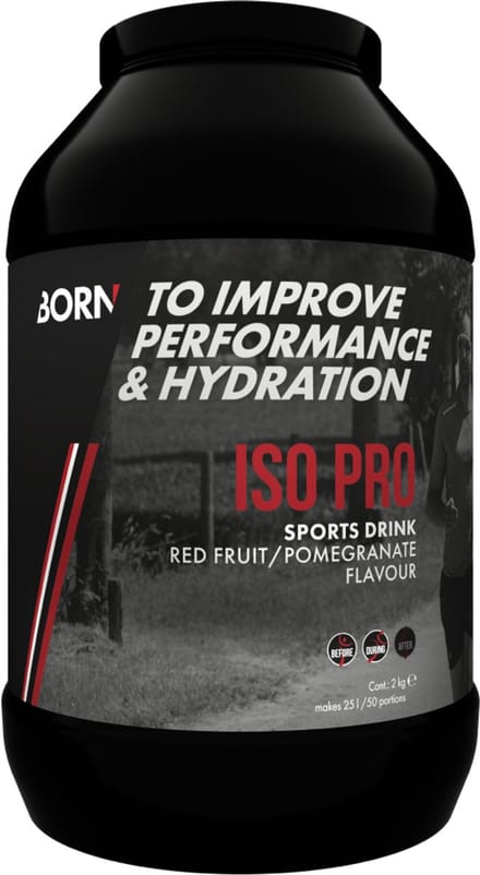 BORN ISO PRO RED FRUIT/POMEGRANATE TUB 2kg
