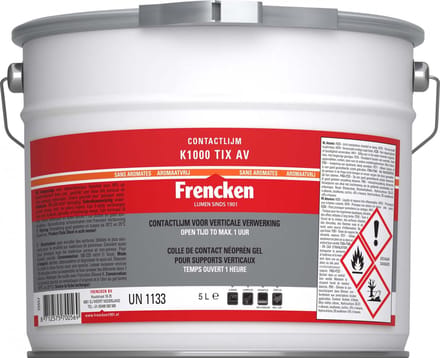 Frencken K1000 Tix AV Contactlijm - Geel/Bruin - 5L