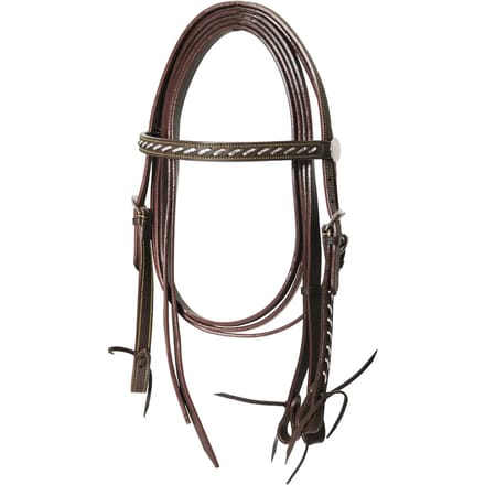 Western paardenhoofdstel van draad met teugels Lakota