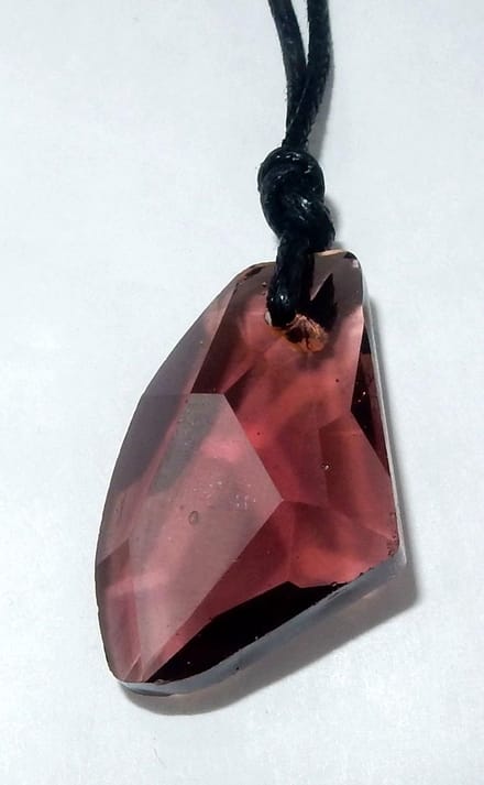 Kristal Hanger Donker Roze