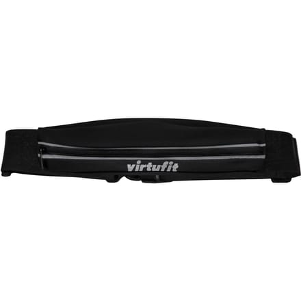VirtuFit Running Belt - met Klittenbandsluiting - Telefoonhouder - Sport Heupband - Hardloop Riem - Heuptas - Zwart