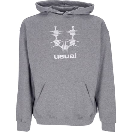 Lichtgewicht herensweatshirt met capuchon, grijze heather-capuchon