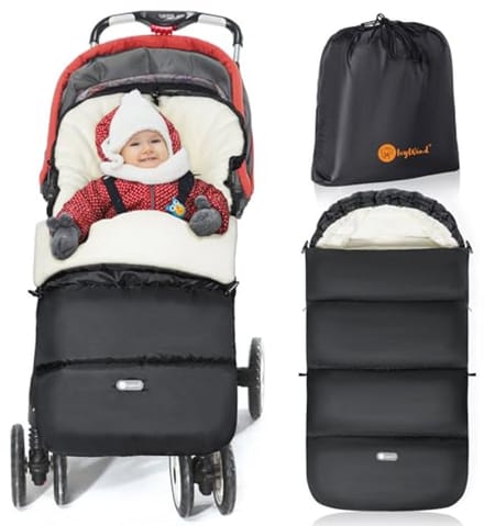 Universele Winter Voetenzak voor Kinderwagen - Warm en Waterdicht met Afneembaar Design