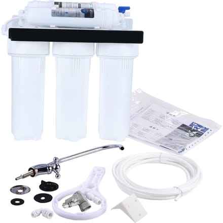 5-traps waterfiltersysteem voor drinkwater, fontein, thuis white