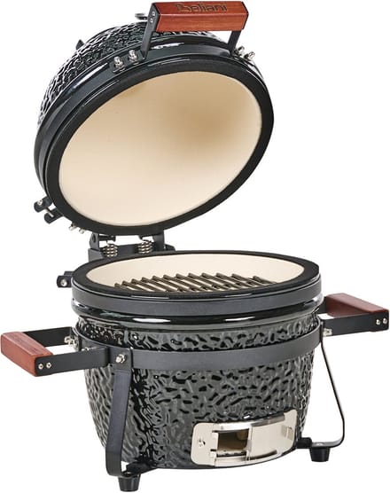 KAMADO - Mini houtskoolgrill - Zwart - Keramiek