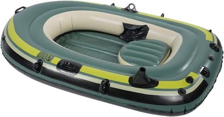 Opblaasbare Kano - 2 Persoons Boot - Casual Varen - Drukbestendig PVC - 200kg Dragend - Blauw