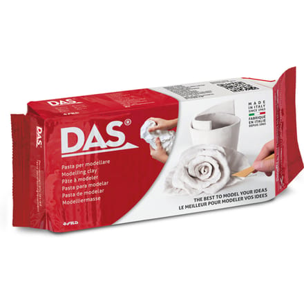 DAS - Luchthardende Klei – Wit – 1 Kilo – Zonder Oven – Voor Diverse Ondergronden