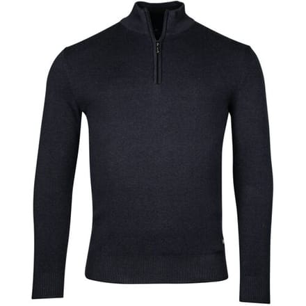 Baileys Trui Half Zip Allover 2-Tone Navy / male