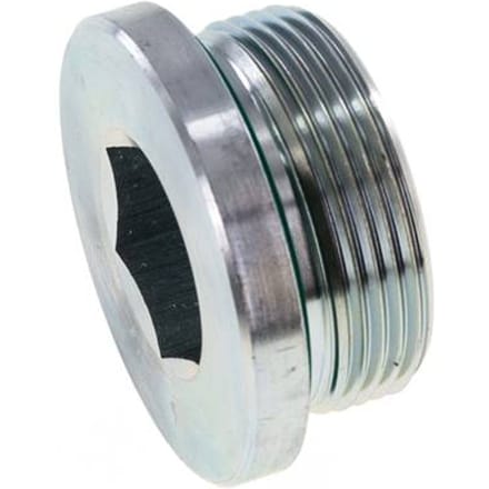 Plug M42 X 2 Staal FKM met binnenzeskant 250 bar (3512.5psi)