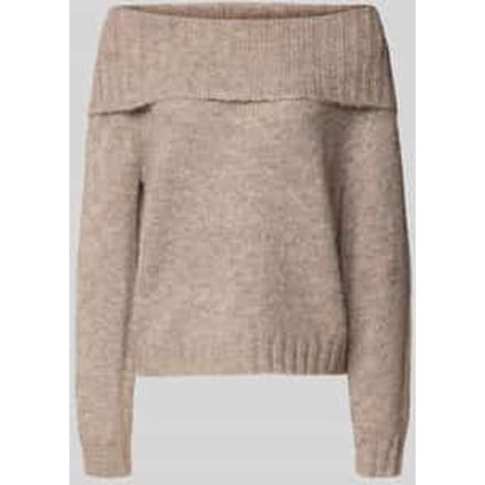 Regular fit gebreide pullover met wol, model 'SHINE'