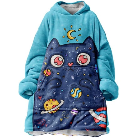 "Space Cat fm" Knuffeltrui Huggie