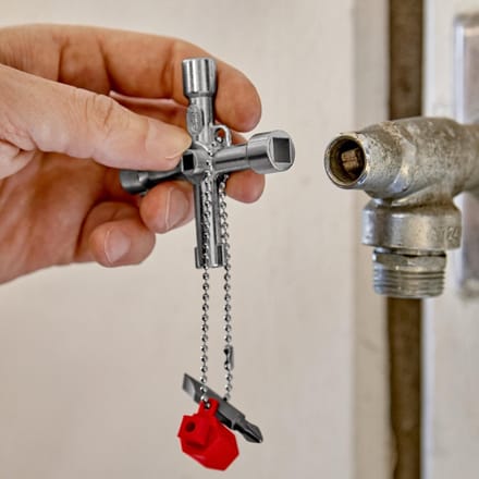 KNIPEX Schakelkastsleutels, voor alle standaard schakelkasten en afsluitsystemen