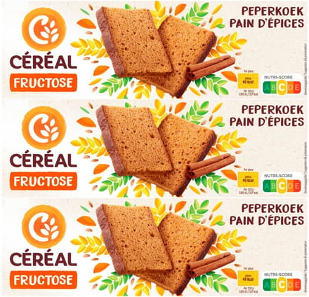 Céréal Ontbijtkoek - 3 x 300 gr - Voordeelverpakking