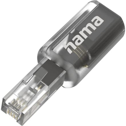 Hama Telefoon (analoog) Adapter 0 mm Zwart (transparant)