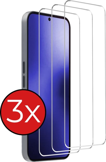Screenprotector - 3 Stuks - Geschikt voor Nothing Phone (2a) Plus - Extra Sterk - Beschermglas - Gehard Glas - Tempered Glass - Screen Protector