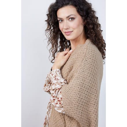 Cardigan Viare Dark sand
