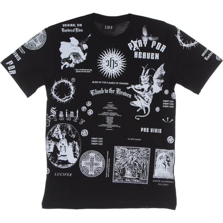 T-shirt Man Solid Manifesto Tee Black