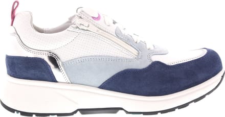 Dames Veterschoenen Xsensible Grenoble Denim Combi Jeansblauw - Maat 40