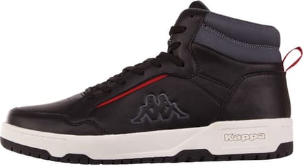 Kappa Unisex Mid Cut Sneaker 243317 Black/Grey-45