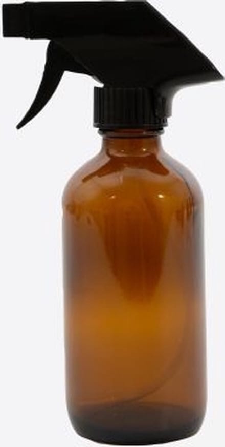 Point Virgule Boston fles uit glas met spray amber 250ml