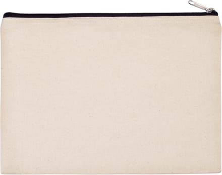 Kimood Tasje van canvaskatoen - groot model KI0722 - NATURAL / BLACK - One size