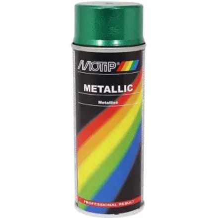 Motip Metallic Lak Groen - 400 ml