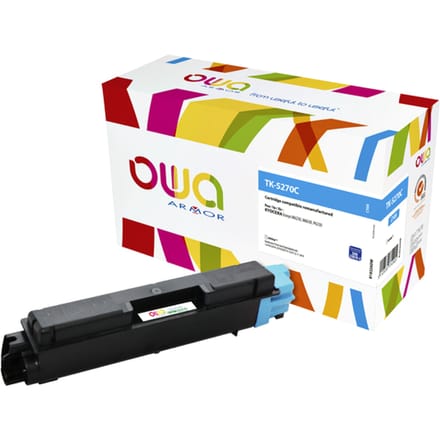 Toner OWA alternatief tbv Kyocera TK-5270C blauw