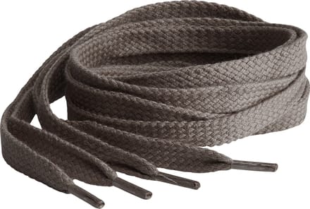 Springyard veters plat 9.0 mm - donkerbruin - 105cm - katoen - 1 paar