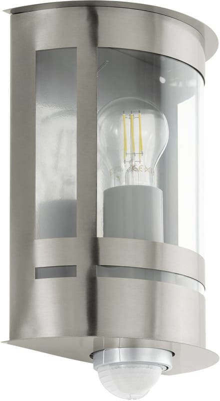 Eglo TRIBANO - Buiten wandlamp met bewegingssensor - Zilvergrijs