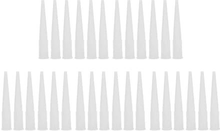 Kitmondstukken Set - Lijm Nozzles - Kit Aanbrengen - Uniforme Vulling - 30 Stuks - Transparant