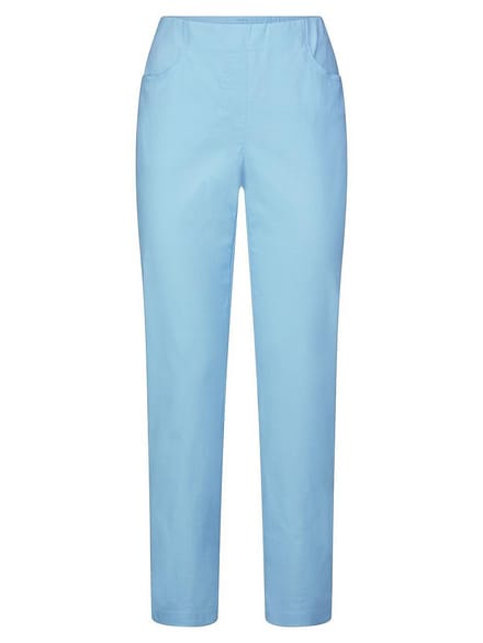 Enkellange Slim Fit-broek Van Peter Hahn blauw