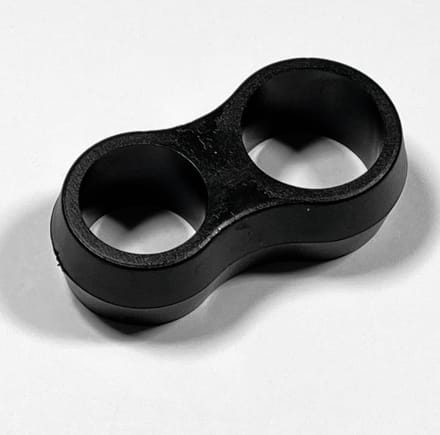 *** Deurklink Buffers [4 stuks] Zwart - Stootdoppen / Muurbeschermers / Deurklinkbescherming / Flexibele Deurstoppers - van Heble® ***