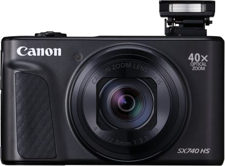 Canon PowerShot SX740 HS LITE EDITION BLACK Travelkit - Compactcamera - 4K video - Kantelbaar touchscreen - compact formaat - Inclusief tas en statief
