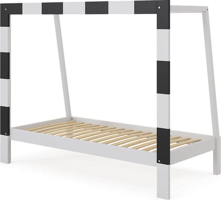 Vitalispa Voetbaldoel Kinderbed – 80x160 cm Zonder matras Wit