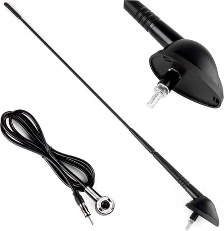 Amio Auto Antenne 40cm – 5mm Adapter – Complete Set voor Montage